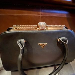 Black Bling Prada HandBag